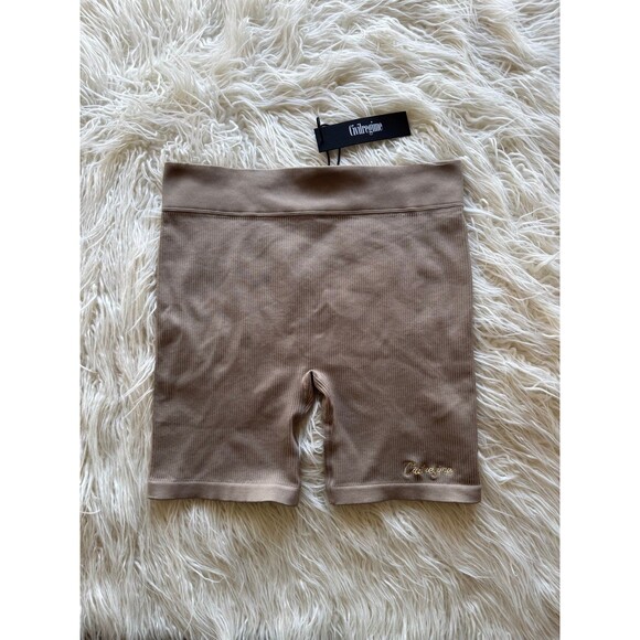 Civil Regime x No Tomorrow Ribbed Biker Shorts Size XL - Picture 2 of 8